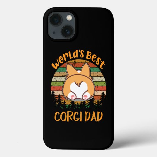 5 Weltbester Corgi-Vater Case-Mate iPhone Hülle (Rückseite)