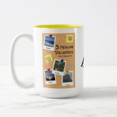 5 WINZIGE FERIEN-TASSE ZWEIFARBIGE TASSE (Links)