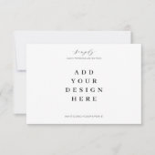 5"x3,5"-Karten, Druck Mitteilungskarte (Vorderseite)