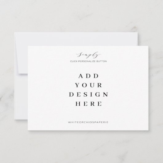 5"x3,5"-Karten, Druck Mitteilungskarte (Vorderseite)