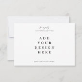 5"x3,5"-Karten, Druck Mitteilungskarte (Rückseite)