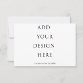 5"x3.5"-RSVP-Karte/-Abschlusskarte (Vorderseite)