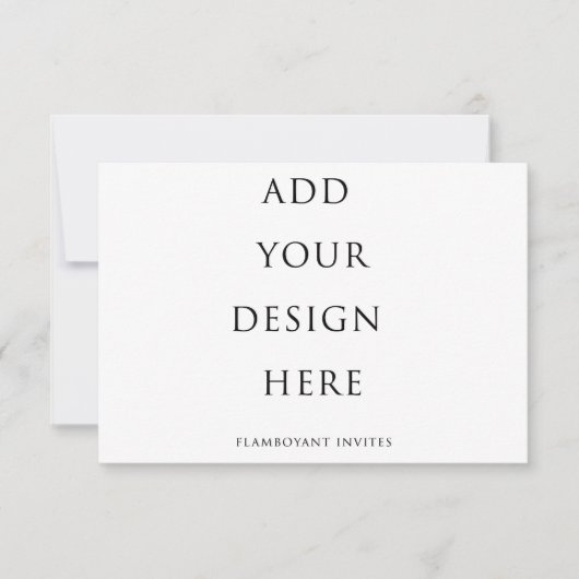 5"x3.5"-RSVP-Karte/-Abschlusskarte (Vorderseite)