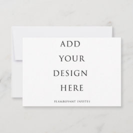 5"x3.5"-RSVP-Karte/-Abschlusskarte