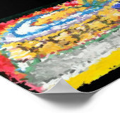 5"x7" = 2006 erstelltes PEACE-Poster Poster (Ecke)