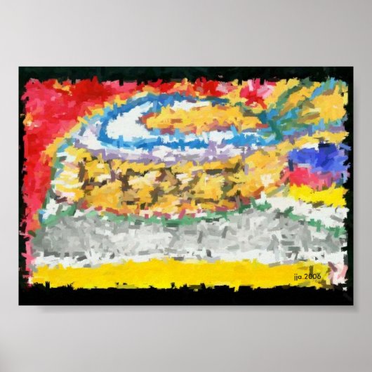 5"x7" = 2006 erstelltes PEACE-Poster Poster (Vorne)