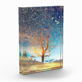 5"x7" Acrylblock | | Cherry Tree Puddle Fotoblock