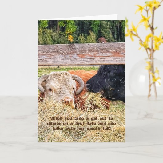 5"x7" Faltkarte | Datum Karte (Gelbe Blume)