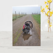 5"x7" Faltkarte | Die Türkei im Nebel Karte (Gelbe Blume)