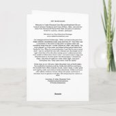 5"x7" Faltkarte | Shy Wood Duck Karte (Rückseite)