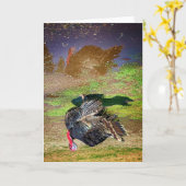 5"x7" Faltkarte | Thomas in der Puddle Karte (Gelbe Blume)