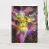 5"x7" Faltkarte | Tulip Supernova Karte (Vorderseite)