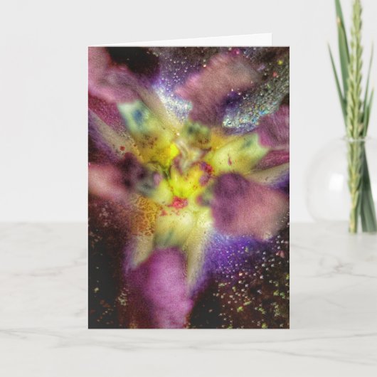 5"x7" Faltkarte | Tulip Supernova Karte (Vorderseite)