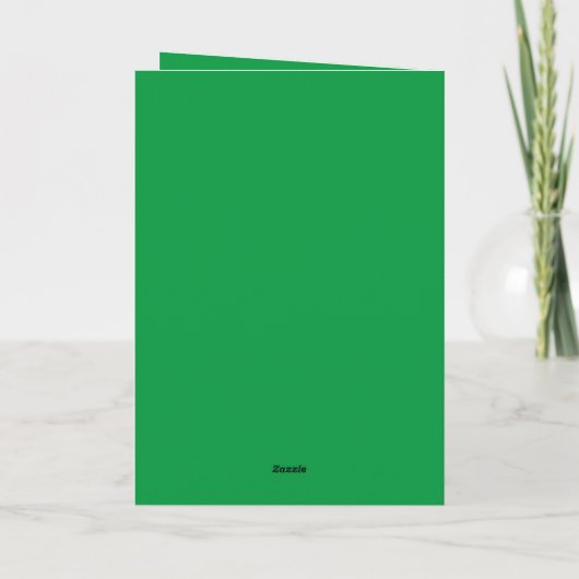 5"x7" Geburtstagskarte Karte (Rückseite)