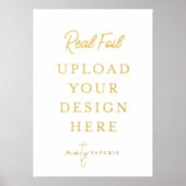 5"x7" Gold Foil Art Print - Mach es selbst Foliendrucke (Vorderseite)