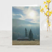 5"x7" Klappkarte| Sun & Fog Karte (Gelbe Blume)