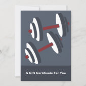 5"x7" Minimaler Wellness-Geschenkgutschein für Unt (Vorderseite)