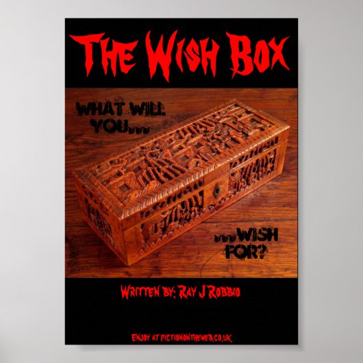 5"x7" Poster - The Wish Box (Vorne)