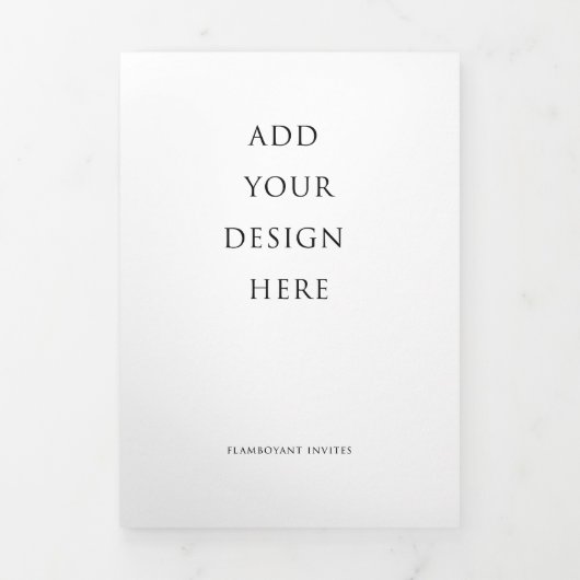 5"x7" Programm für das Hochzeittrifache des Briefe (Cover)