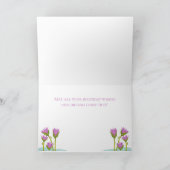 5"x7" Schildkröte mit Party Hat & Geschenk Geburts Karte (Innenseite)