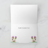 5"x7" Schildkrötenlifting Andere Vatertagskarte Karte (Innenseite)