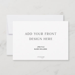 5 x 3,5" beidseitiger Kartendruck Mitteilungskarte