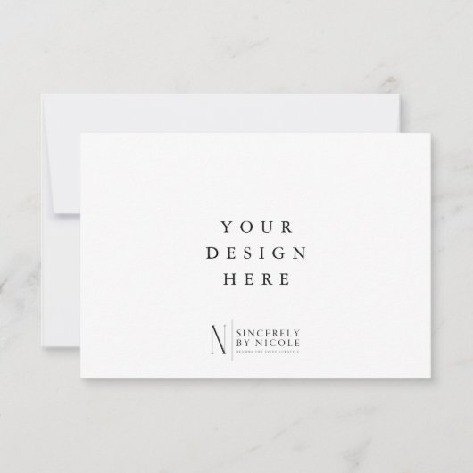 5 x 3,5"-Kartendruck Einladung (Vorderseite)