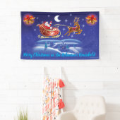 5' x 3' Weihnachts-Vinyl-Banner Banner (Insitu)