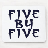 5 x 5 mousepad (Vorne)