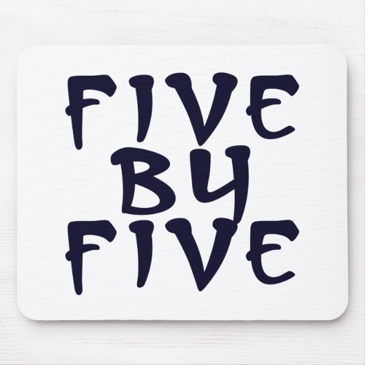 5 x 5 mousepad (Vorne)