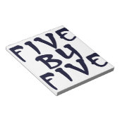 5 x 5 notizblock (angewinkelt)