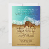 5" x 7" Beach Hochzeit Einladung (Vorderseite)