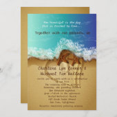 5" x 7" Beach Hochzeit Einladung (Vorne/Hinten)