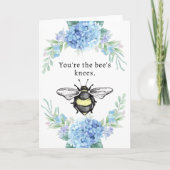 5" x 7" Bienenknochen-Grußkarte Karte (Vorderseite)