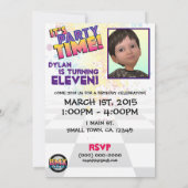 5 x 7 BMX Geburtstagseinladung Einladung (Rückseite)