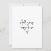 5 x 7 Custom Wedding Invitation Holiday Foto Card Einladung (Vorderseite)