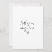 5 x 7 Custom Wedding Invitation Holiday Foto Card Einladung (Rückseite)