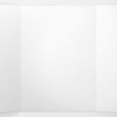 5" x 7" dreifaches Lesefeld-Programm Dreifach-gefaltete Programmkarte (Innenseite Mitte)