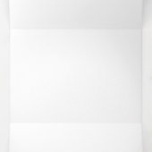 5" x 7" dreifaches Lesefeld-Programm Dreifach-gefaltete Programmkarte (Innenseite Mitte)