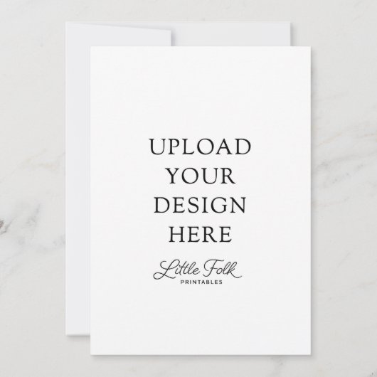 5 x 7" einladung (Rückseite)