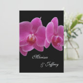 5 X 7 Einladung zur orchischen Hochzeit — Lila Orc (Stehend Vorderseite)
