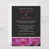5 X 7 Einladung zur orchischen Hochzeit — Lila Orc (Rückseite)
