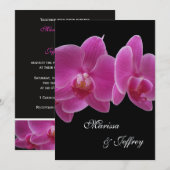 5 X 7 Einladung zur orchischen Hochzeit — Lila Orc (Vorne/Hinten)