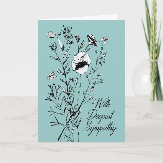 5 x 7 Faltschachtel für Sympathie Dankeskarte (Vorderseite)