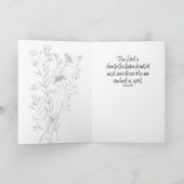 5 x 7 Faltschachtel für Sympathie Dankeskarte (Innenseite)