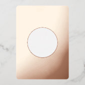 5" x 7" Foil-Einladung Folieneinladung (Vorderseite)