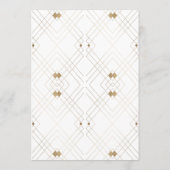 5 x 7 Gold Classic Hochzeiten Tischnummern (Rückseite)