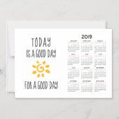 5" x 7" Inspiration 2019 Kalender flach Magneteinladung (Vorderseite)