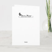 5" x 7" Osterferienkarte Feiertagskarte (Rückseite)