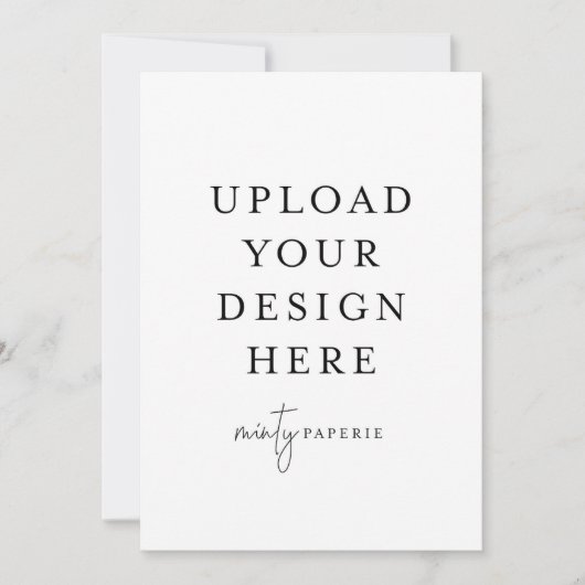 5" x 7" Portrait Card Einladung (Vorderseite)